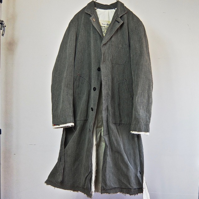 1940-1950 Vintage  French Work Duster Coat