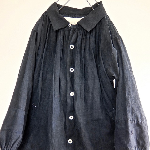 19th Century Antique French Linen Maquignon Biaude Coat – nestofmanure