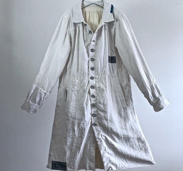 End of 19th Century Antique Pure French  Linen  Paysan Smock Coat