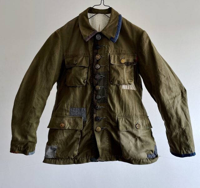 Linen/Cotton Herringbone Custom-made Hunting Jacket