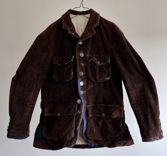 Vintage Fine Wale Corduroy  Custom Tailored Hunting Jacket