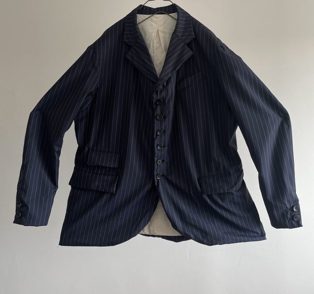 Vintage Loro Piana Pin Stripe Fabric Made Jacket
